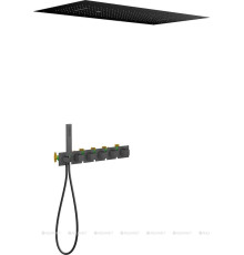 Душевой комплект Timo Petruma SX-5329/03SM черный матовый (с внутренней частью)