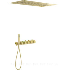 Душевой комплект Timo Petruma SX-5329/17SM золото матовое (с внутренней частью)