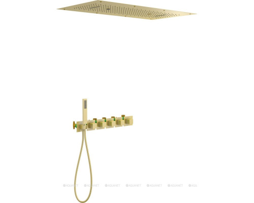 Душевой комплект Timo Petruma SX-5329/17SM золото матовое (с внутренней частью)