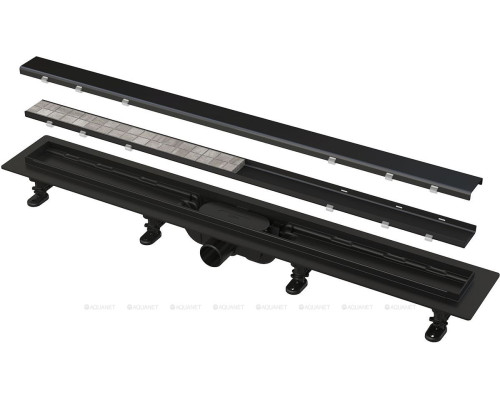 Душевой лоток AlcaPlast APZ19BLACK-750 с решеткой