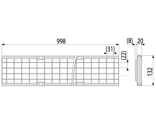 Душевой лоток AlcaPlast AVZ102-R103