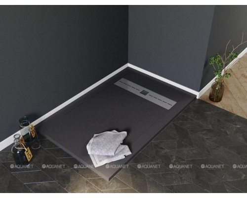 Душевой поддон Aquanet Delight 160х80 черный