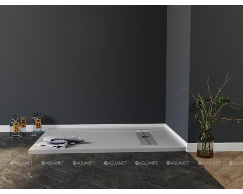 Душевой поддон Aquanet Delight 160х80 серый