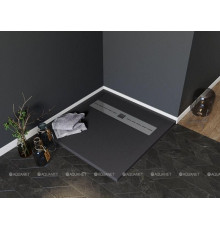 Душевой поддон Aquanet Delight 90х90 черный