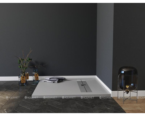 Душевой поддон Aquanet Delight 90х90 серый