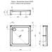Душевой поддон Aquanet GL180 80x80