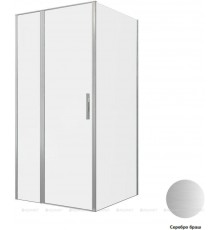 Душевой уголок Allen Brau Priority 100x100 3.31029.BA + 3.31047.BA серебро браш