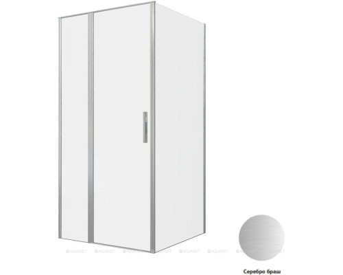 Душевой уголок Allen Brau Priority 100x100 3.31029.BA + 3.31047.BA серебро браш