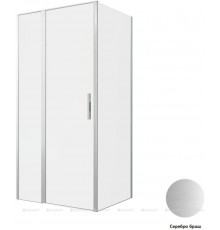 Душевой уголок Allen Brau Priority 100x80 3.31029.BA + 3.31041.BA серебро браш