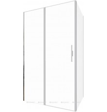 Душевой уголок Allen Brau Priority 120x100 3.31008.BA + 3.31020.BA серебро браш