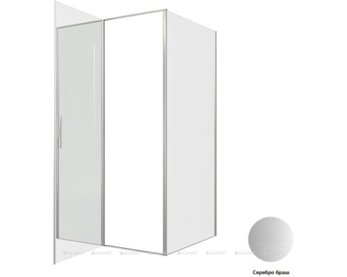 Душевой уголок Allen Brau Priority 120x100 3.31008.BA + 3.31020.BA серебро браш