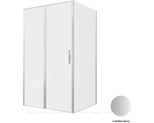 Душевой уголок Allen Brau Priority 120x100 3.31008.BA + 3.31020.BA серебро браш