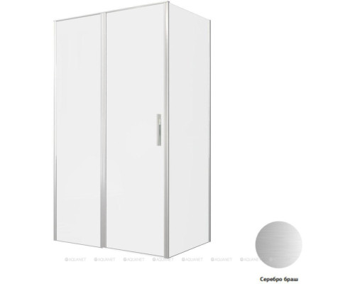 Душевой уголок Allen Brau Priority 120x80 3.31008.BA + 3.31014.BA серебро браш