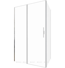 Душевой уголок Allen Brau Priority 120x80 3.31032.BA + 3.31041.BA серебро браш