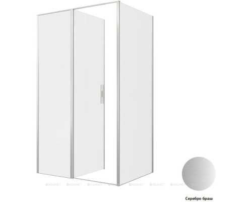 Душевой уголок Allen Brau Priority 120x90 3.31008.BA + 3.31017.BA серебро браш