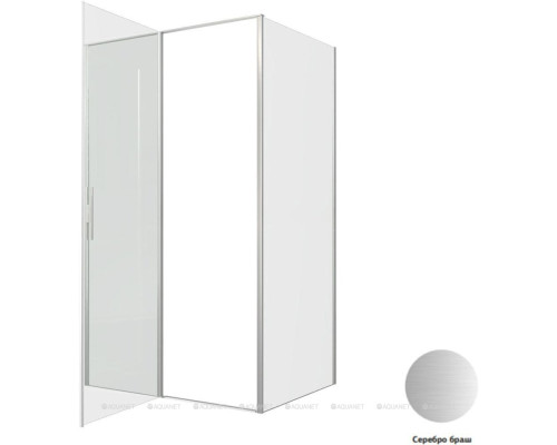 Душевой уголок Allen Brau Priority 120x90 3.31008.BA + 3.31017.BA серебро браш