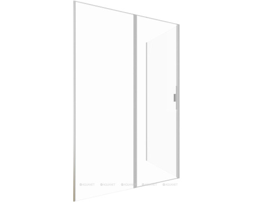 Душевой уголок Allen Brau Priority 140x100 3.31011.BA + 3.31020.BA серебро браш