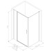 Душевой уголок Allen Brau Priority 140x80 3.31011.BA + 3.31014.BA серебро браш