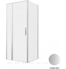 Душевой уголок Allen Brau Priority 90x80 3.31026.BA + 3.31041.BA серебро браш