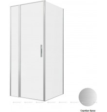 Душевой уголок Allen Brau Priority 90x90 3.31026.BA + 3.31044.BA серебро браш