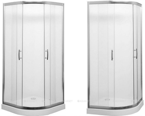 Душевой уголок Aquanet Alfa NAA2142 100x100, R550, прозрачное стекло