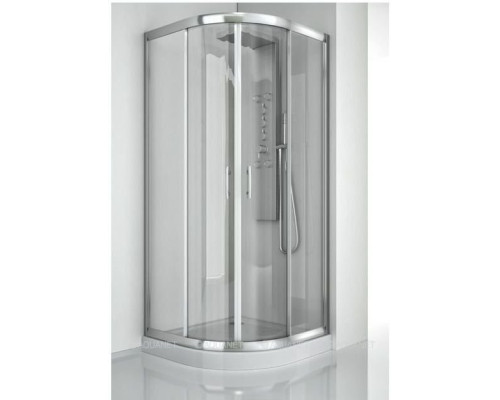 Душевой уголок Aquanet Alfa NAA2142 100x100, R550, прозрачное стекло