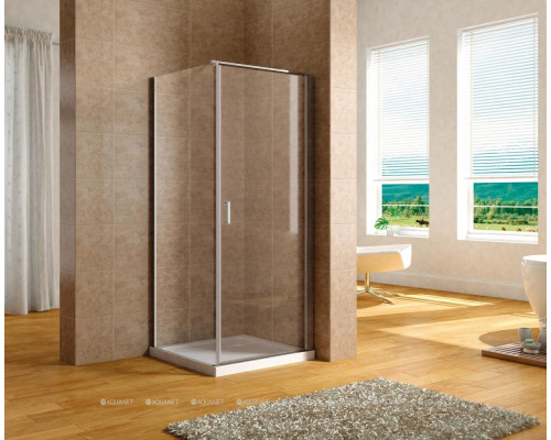 Душевой уголок Aquanet Cinetic 80х90,прозрачное стекло (AE12-N-80H190U-CT + AE12-F-90H190U-CT)