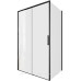 Душевой уголок Aquanet Pleasure Evo 120x100 AE65-120x100-BT профиль черный, прозрачное стекло