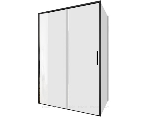 Душевой уголок Aquanet Pleasure Evo 130x90 AE65-130x90-BT профиль черный, прозрачное стекло