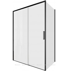Душевой уголок Aquanet Pleasure Evo 140x100 AE65-140x100-BT профиль черный, прозрачное стекло