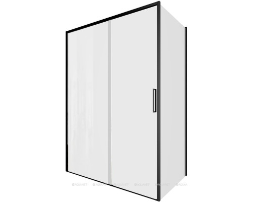 Душевой уголок Aquanet Pleasure Evo 140x80 AE65-140x80-BT профиль черный, прозрачное стекло