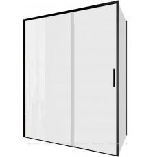 Душевой уголок Aquanet Pleasure Evo 150x90 AE65-150x90-BT профиль черный, прозрачное стекло