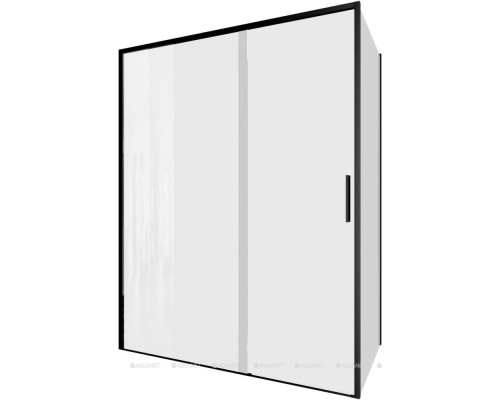 Душевой уголок Aquanet Pleasure Evo 150x90 AE65-150x90-BT профиль черный, прозрачное стекло