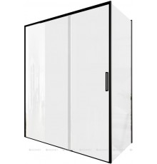 Душевой уголок Aquanet Pleasure Evo 160x80 AE65-160x80-BT профиль черный, прозрачное стекло