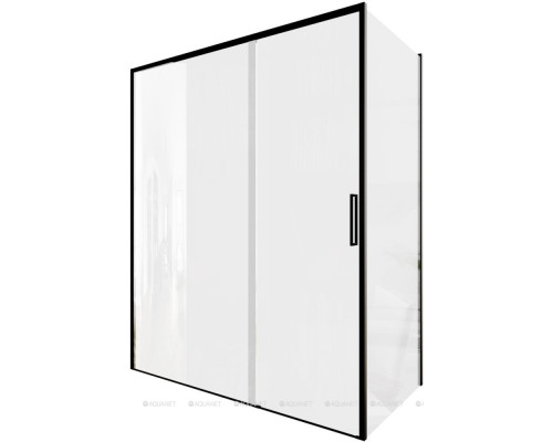 Душевой уголок Aquanet Pleasure Evo 160x90 AE65-160x90-BT профиль черный, прозрачное стекло