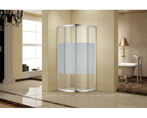 Душевой уголок Aquanet Practic AE10-Q-90x90U-CP 900x900, прозрачное, матовое стекло