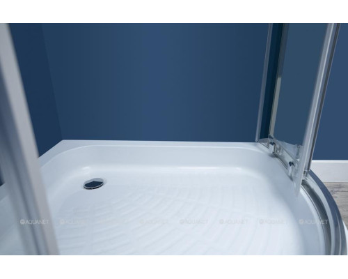 Душевой уголок Aquanet Practic AE10-Q-90x90U-CP 900x900, прозрачное, матовое стекло
