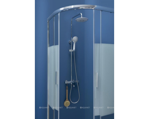 Душевой уголок Aquanet Practic AE10-Q-90x90U-CP 900x900, прозрачное, матовое стекло