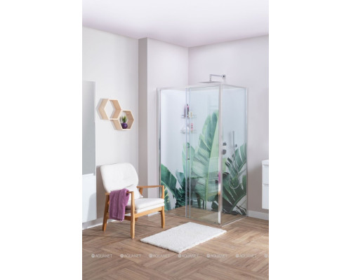 Душевой уголок Aquanet Alfa NAA1131 120x80, прозрачное стекло