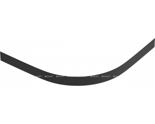 Экран для поддона Jacob Delafon Tolbiac 90 E6D336RU-NGM четверть круга, черный матовый