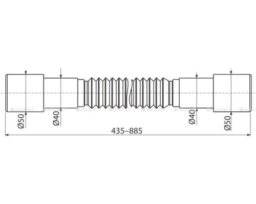 Гофра AlcaPlast A720