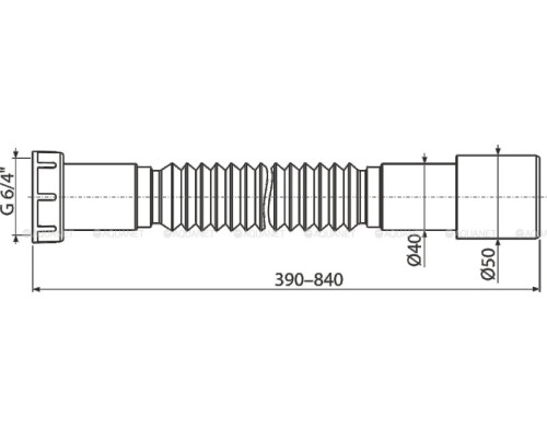 Гофра AlcaPlast A770