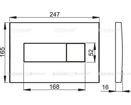 Инсталляция для унитаза AlcaPlast AM101/1120-3:1 RU M371-0001