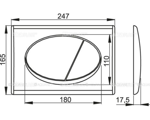 Инсталляция для унитаза AlcaPlast AM101/1120-3:1 RU M71-0001