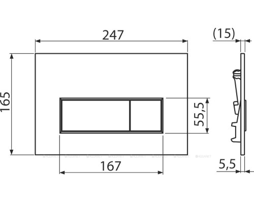 Инсталляция для унитаза AlcaPlast AM101/1120-4:1 RU M578-0001