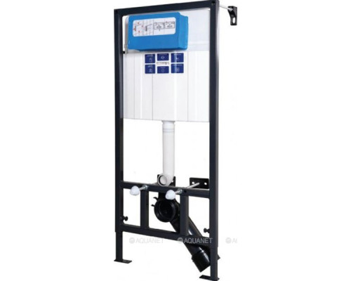 Инсталляция для унитаза BETTOSERB Sava Fix Slim SET40006471 с клавишей смыва черный матовый