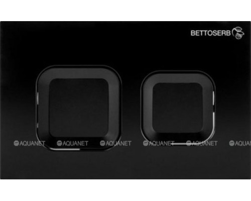 Инсталляция для унитаза BETTOSERB Sava Fix Slim SET40006471 с клавишей смыва черный матовый