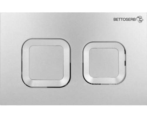 Инсталляция для унитаза BETTOSERB Sava Fix Slim SET40006472 с клавишей смыва хром матовый