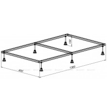 Каркас для поддона Aquanet 138х80