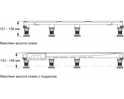 Каркас для поддона Jacob Delafon Flight Neus E62525-GA